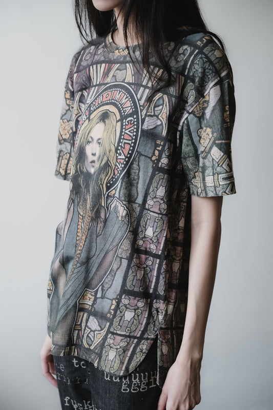 Eleven Paris x Life is A Joke "Kate Moss" All Over Print Tee French brand Kate Moss wild version of the short Tee