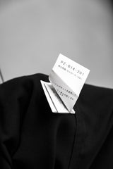 Yohji Yamamoto power of the WHITE shirt Arrange Collar Shirt 2 山本耀司支線 拉鏈裝飾領人造絲襯衫