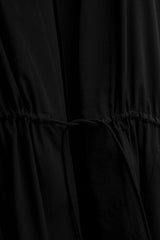 GROUND Y Yohji Yamamoto Hanten Coat山本耀司支線 三醋酸抽繩罩袍大衣