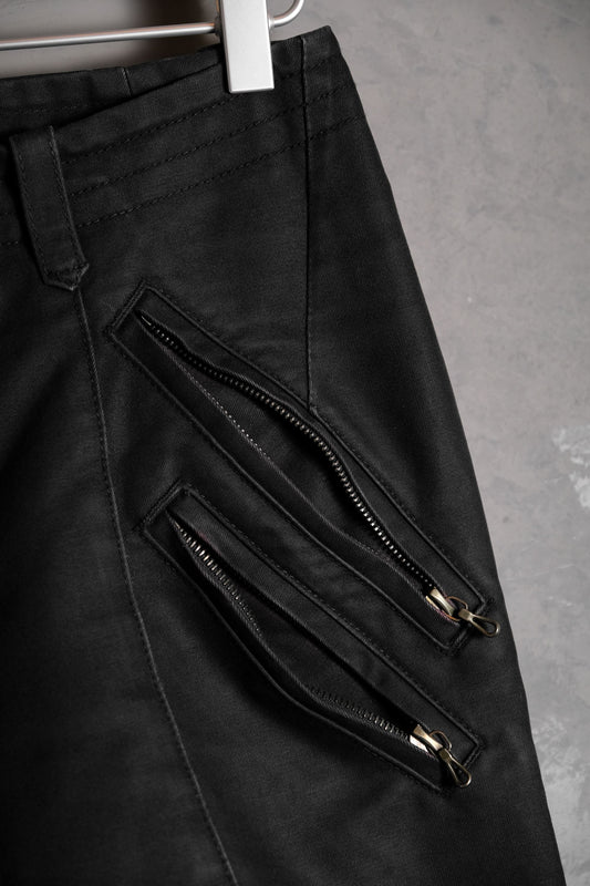 The Viridi-anne Multi Zip Tapered Pants 日本先鋒品牌 riri 拉鏈錐形九分褲