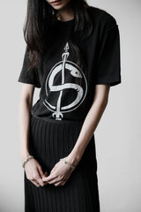 Snake Caduceus Logo Short Tee