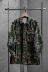 USMC Vintage Woodland Camo Jungle Jacket 美軍海軍陸戰隊 林地迷彩野戰襯衫夾克
