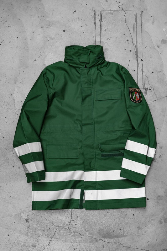 German 2000's POLIZEI Waterproof Jacket German police windproof waterproof coat jacket