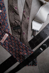 LOEWE Tauromaquia Pattern Silk Tie 羅意威 滿版印花絲質領帶 西班牙製