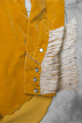 Marilyn Tanner Vintage Velvet Embroidered Tassel Western Pullover 天鵝絨流蘇刺繡西部綁帶套頭衫