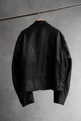 Vintage Belted Leather Biker Jacket 古著真皮腰帶騎士皮衣夾克