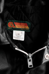 Vintage University of Waterloo Varsity Leather Jacket 古著滑鐵盧大學 校隊皮衣夾克