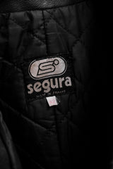 Vintage Segura Leather Racer Jacket Made in France 法國古著真皮騎士皮衣夾克