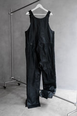 Vintage Hein Gericke Leather Motorcycle Bib Overalls 古著真皮摩托車騎士吊帶褲