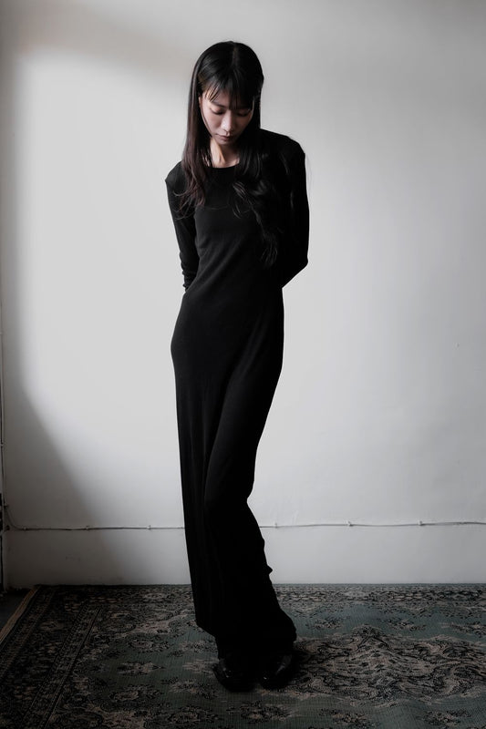OUR LEGACY Full Jersey Thermal Mini Rib Dress