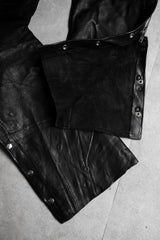 Vintage UNIK Leather Motorcycle Biker Chaps Pants 古著真皮機車騎士皮套褲