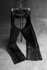 Vintage UNIK Leather Motorcycle Biker Chaps Pants 古著真皮機車騎士皮套褲