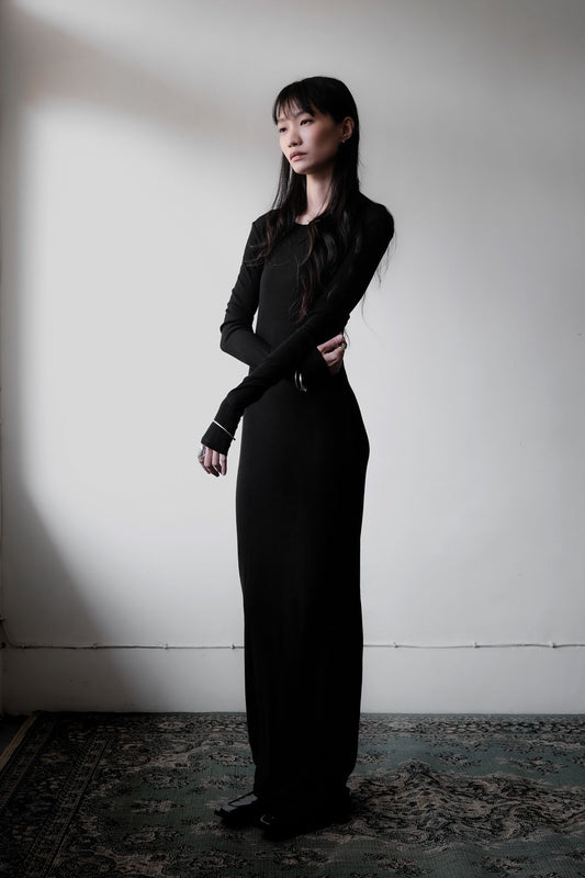 OUR LEGACY Full Jersey Thermal Mini Rib Dress