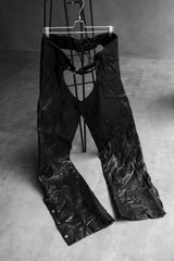 Vintage Xelement Leather Motorcycle Biker Chaps Pants 古著真皮機車騎士皮套褲