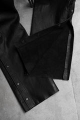 Vintage Xelement Side Zip Leather Motorcycle Biker Pants 古著側拉鍊+排釦真皮騎士皮褲