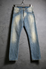 Nudie Jeans Co Washed Jeans Made in Italy Swedish denim brand washed straight jeans made in Italy