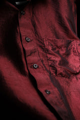 Vintage Montage Metallic Shirt 復古紅色金屬光澤襯衫