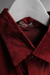 Vintage Regal Metallic Shirt 復古紅色金屬光澤襯衫