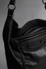 Balenciaga Leather Day Hobo Bag 巴黎世家 單肩揹皮革機車包