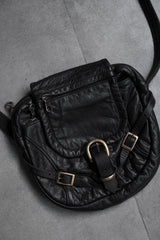 Jas-M.B. Leather Small Shoulder Bag 英國手工製包袋品牌 翻蓋皮革側背包