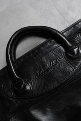 Jas-M.B. Leather Studded / Hand Bag 英國手工製包袋品牌 帆布背帶皮革鉚釘手提肩背包