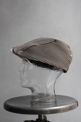 HOMME PLISSE ISSY MIYAKE Pleated Flat Cap 三宅一生 皺摺鴨舌帽 米灰