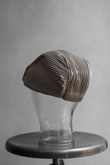 HOMME PLISSE ISSY MIYAKE Pleated Flat Cap 三宅一生 皺摺鴨舌帽 米灰