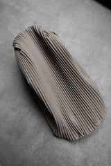 HOMME PLISSE ISSY MIYAKE Pleated Flat Cap 三宅一生 皺摺鴨舌帽 米灰