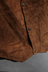 Vintage Suede Leather Waistcoat Vest 古著麂皮馬甲背心