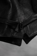 Vent Couvert Vintage Leather Waistcoat Vest 法國古著真皮馬甲背心
