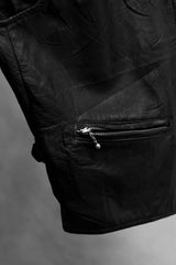 ATELIER Vintage Leather Zip Vest 古著拉鏈皮衣背心