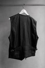 ATELIER Vintage Leather Zip Vest 古著拉鏈皮衣背心