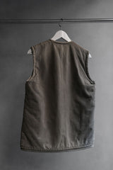 ILZO MAHNJACA Vintage Sherpa Lined Canvas Work Vest 歐洲古著羊羔絨內裏帆布工裝背心