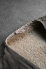 ILZO MAHNJACA Vintage Sherpa Lined Canvas Work Vest 歐洲古著羊羔絨內裏帆布工裝背心