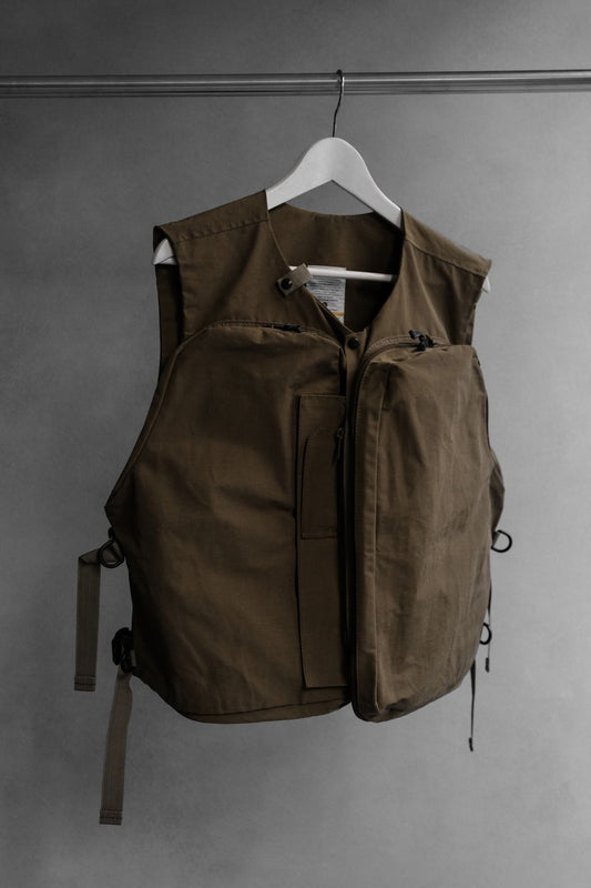 AS2OV SHRINK NYLON CAMP VEST 2 日本機能包袋品牌 多口袋尼龍露營背心