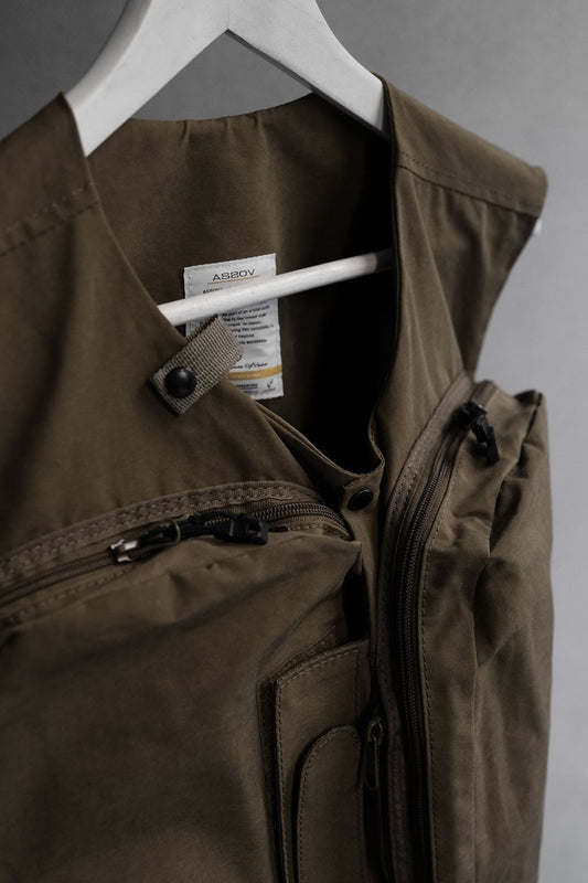 AS2OV SHRINK NYLON CAMP VEST 2 日本機能包袋品牌 多口袋尼龍露營背心