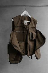 AS2OV SHRINK NYLON CAMP VEST 2 日本機能包袋品牌 多口袋尼龍露營背心