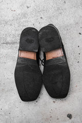 Sancho Boots Vintage Leather Square Toe Shoes Made in. Spain 古著方頭皮鞋 西班牙製