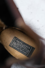 Ralph Lauren Country Leather Cowboy Western Boots 羅夫·勞倫 雕花皮革牛仔西部靴