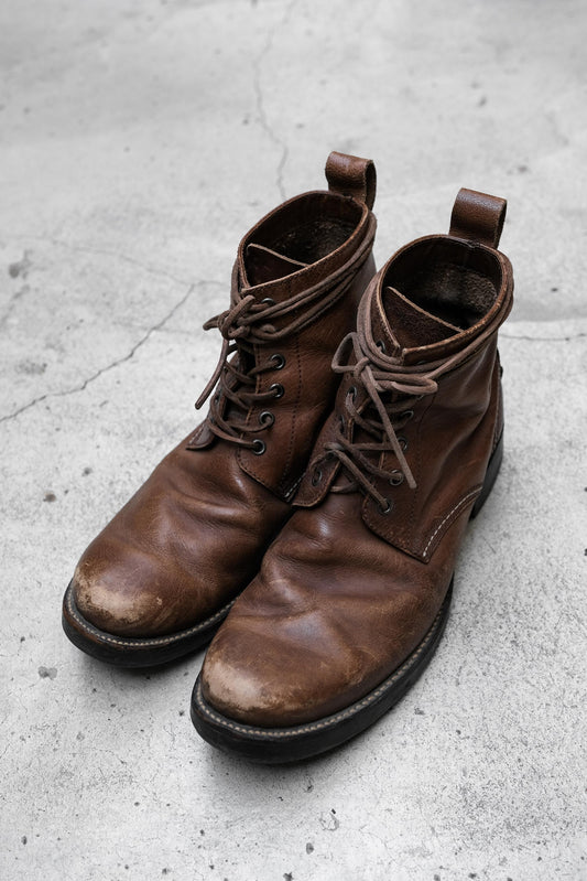 Unknown Brand Goodyear Welted Leather Work Boots 棕色皮革固特異工作靴