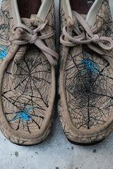 CLARKS Spider Web Wallabee 克拉克 蜘蛛網印花袋鼠鞋