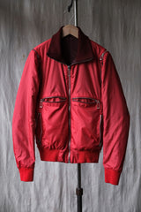 ディオール オム バイ クリス ヴァン アッシュ 09A/W リバーシブル 2ウェイ ジップ ボンバー ジャケット 取り外し可能な両面ジッパー ジャケット