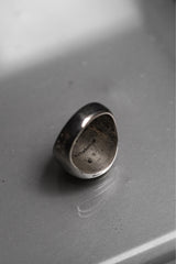 Antique Celluloid Litho Golfer Sterling Silver 925 Ring 古董赛璐珞平印高爾夫圖案純銀戒