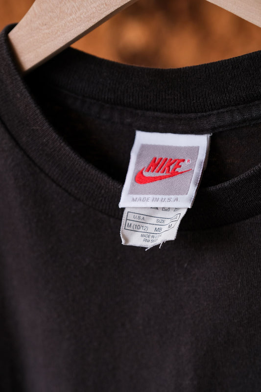 1990’s Vintage Nike Michael Jordan Baseball Tee Made in USA Single Stitch 古著灰標 麥克·喬丹 印花短T 美國製 單線車縫