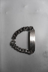 1940's WWII USMC Name Tag Sterling Silver ID Bracelet 二戰美國海軍陸戰隊純銀名牌識別手鍊