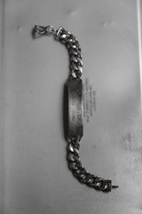 1940's WWII USMC Name Tag Sterling Silver ID Bracelet 二戰美國海軍陸戰隊純銀名牌識別手鍊