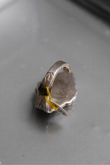 AUSTRALIA (KURANDA) C.1950~1970’s Stainless Souvenir Spoon Ring 澳洲鍍銀湯匙手工戒指