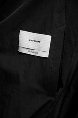 ATTEMPT 23AW Asymmetric Zip Puffer Jacket 中國設計師品牌 前後拉鏈開合立領鋪棉外套