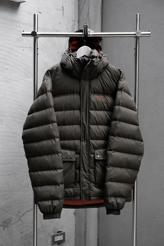 Rab Sanctuary Down Jacket 英國戶外品牌 軍綠連帽羽絨外套