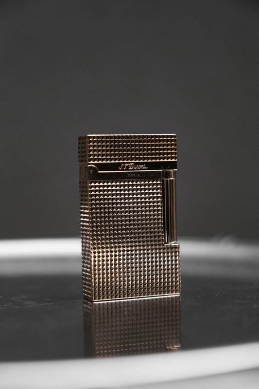 S.T. DuPont Ligne 2 Gold Lighter 法國都彭 打火機 金屬打火機